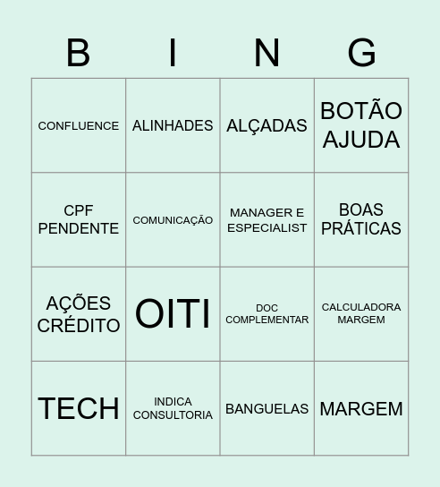 THROW BACK  ALINHADES Bingo Card