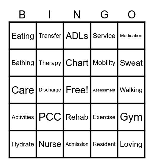 Bayside Bingo Card