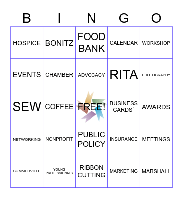 CHAMBER BINGO Card
