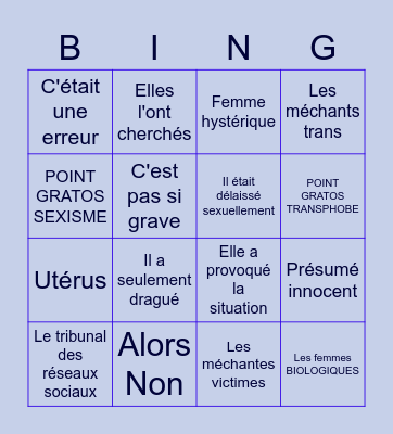 Bingo Soirée 19/01/2023 Bingo Card