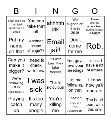 You already know... Bingo Card