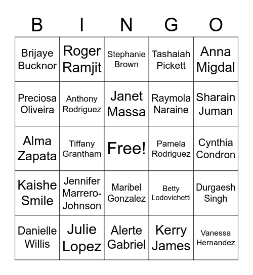 CBO LEADERS Bingo Card
