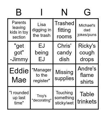 Goodwill Bingo! Bingo Card