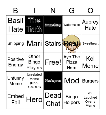 OMORICord #Humphrey Bingo Card