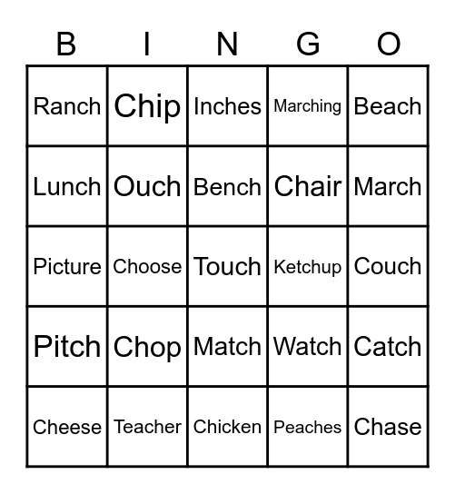 Cayso Bingo Card