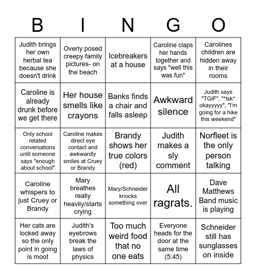 Fun Times :) Bingo Card
