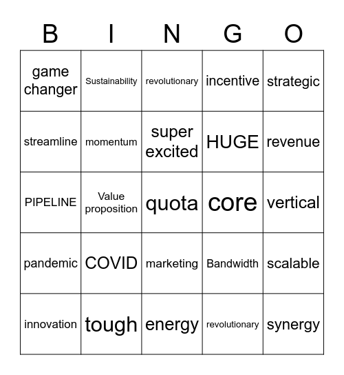 SKO 2023 BINGO Card