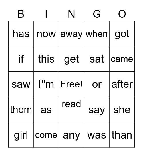 Fun with Jayce!!!!!!!! Bingo Card
