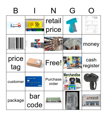 Retail Bingo Card