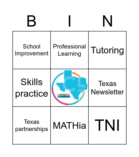 Texas Bingo Card