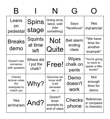 Spelio Bingo Card