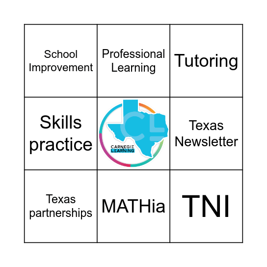 Texas Bingo Card