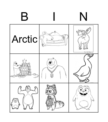 Grizzy and Lemmings Bingo Card