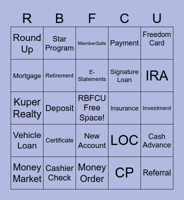 Saturday Wild Card Bingo Card