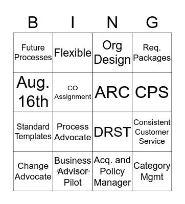 ABT Bingo Card