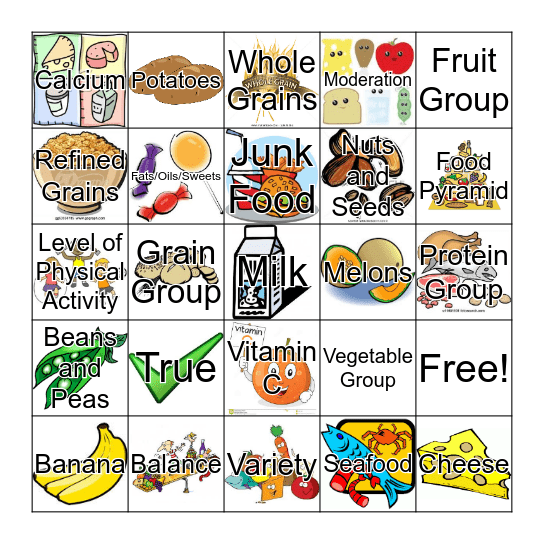 The Healthy Way Out Bingo Card