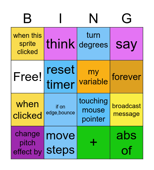 Bingo Scratch Bingo Card