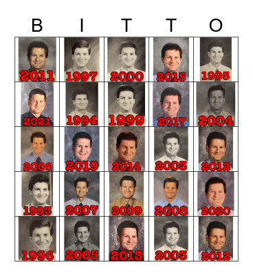 BITTINGER BINGO! Bingo Card