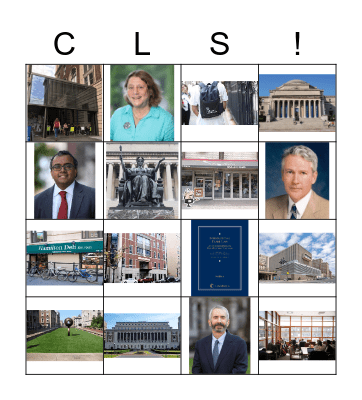 Columbia Law Loteria Bingo Card