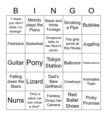 House - Round 1 Bingo Card