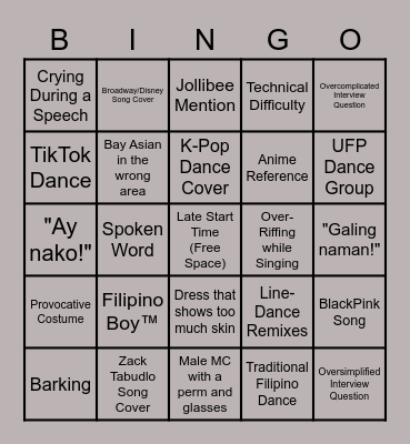 Ms. PI 2023 Bingo Card