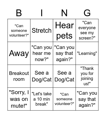 FEED Bingo Card