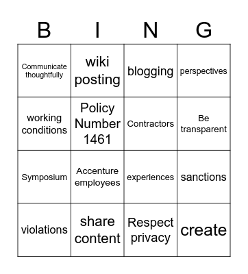 Symposium 2023 Q2 Bingo Card