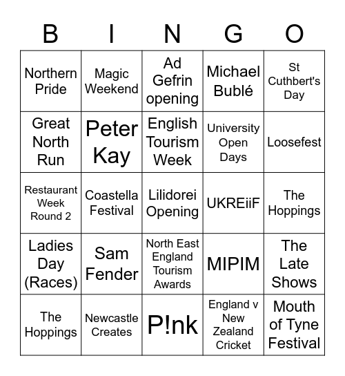 NGI Bingo 2023 Bingo Card