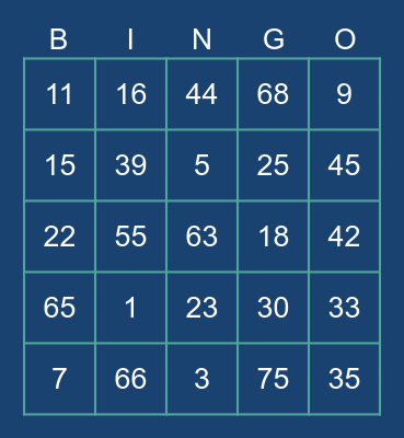 Haikal Ganteng Bingo Card