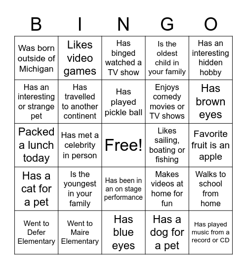 Broadcast Journalism Bingo Card