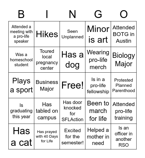 Rattlers For Life - Spring 2023 Bingo Card