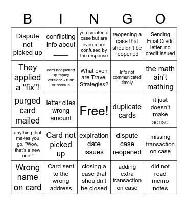 Jack Henry 2023 Bingo Card