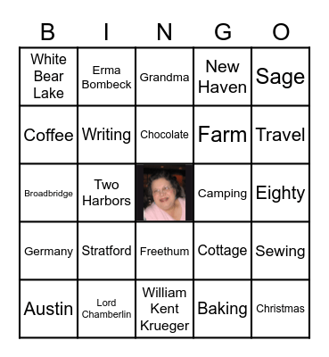 ALL ABOUT LOUISE Bingo Card
