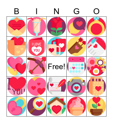Friendship Party Bingo Card