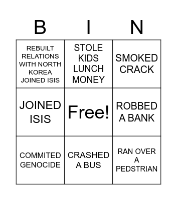 SYNDII BINGO Card