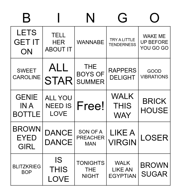 MISCELLANEOUS COVER ALL Bingo Card