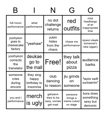 deukae in usa 2023 Bingo Card