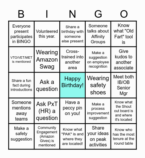 2022 BNA2 Birthday Roundtable Bingo Card