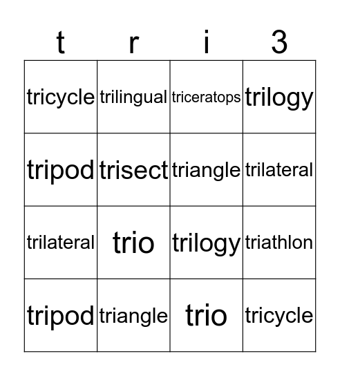 bingo tricycle