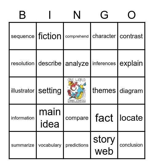 One World, Many Stories 2023 Bingo Card