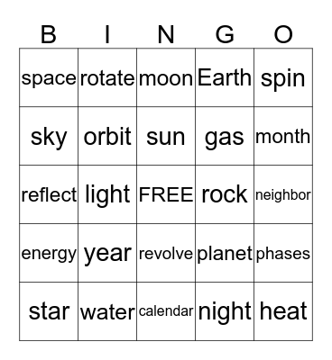December Grade 5 Bingo Card