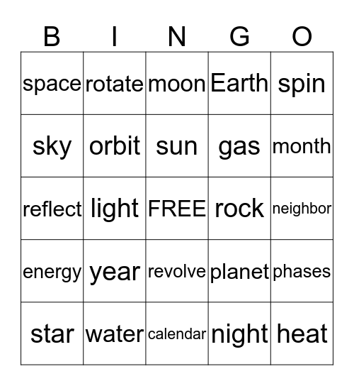 December Grade 5 Bingo Card