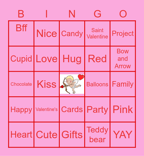 SAINT VALENTINE'S DAY! Bingo Card