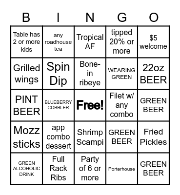 FUNDAY FRIDAY Bingo Card