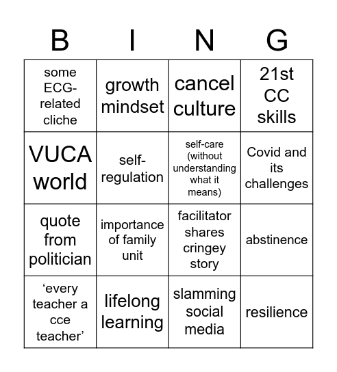 help me stay alive Bingo Card