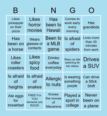 CSCD WINTER BINGO Card
