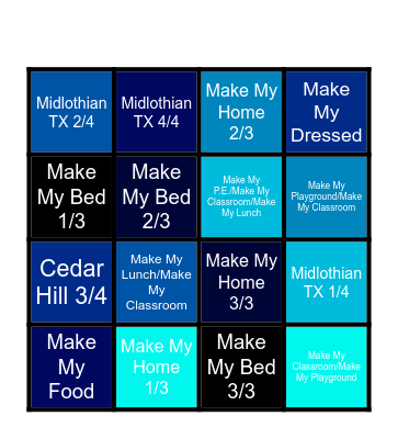 Telling Time Bingo! Bingo Card