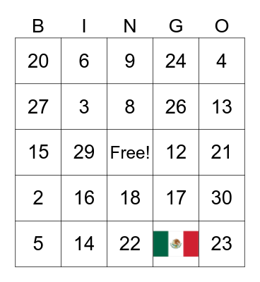Hashgacha Pratis Bingo Card
