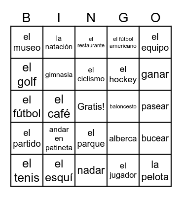 LOTERIA Bingo Card