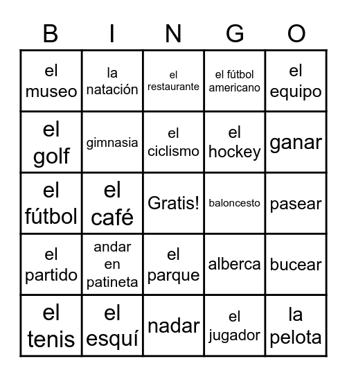 LOTERIA Bingo Card